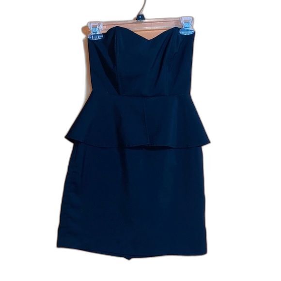 Forever 21 Strapless Classy Black Formal Mini Dress - Picture 1 of 5